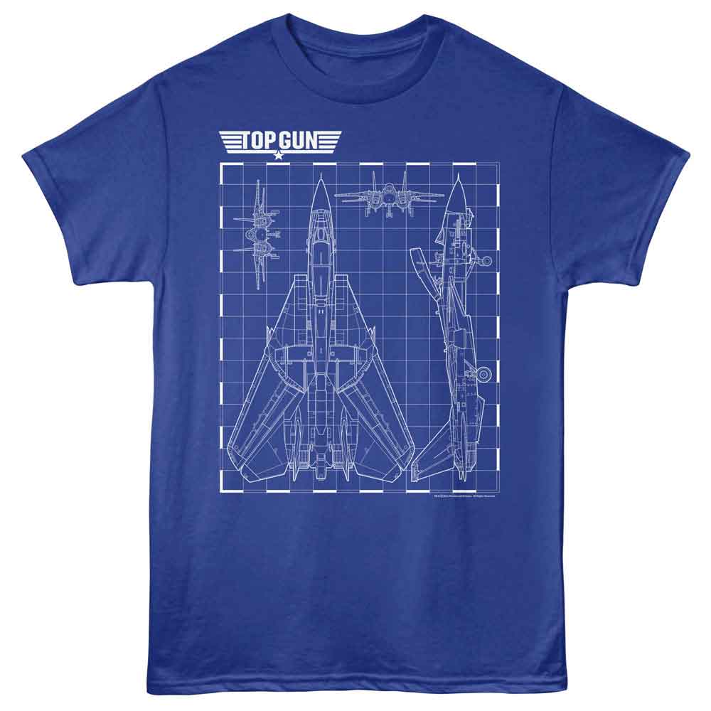 Top Gun - TOP GUN SCHEMATICS Adult Shirt