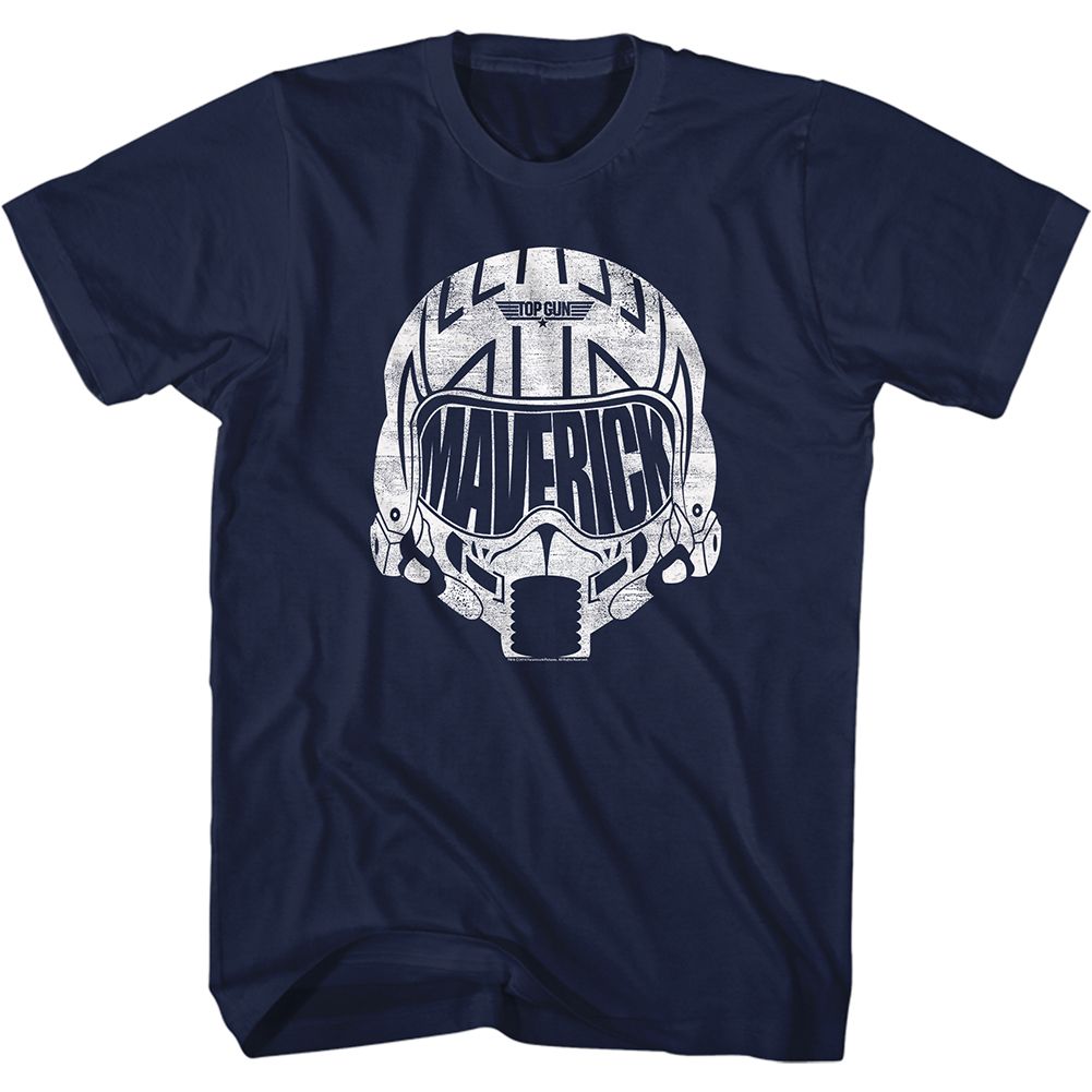 Top Gun - WHT MAV HELMET Adult Shirt