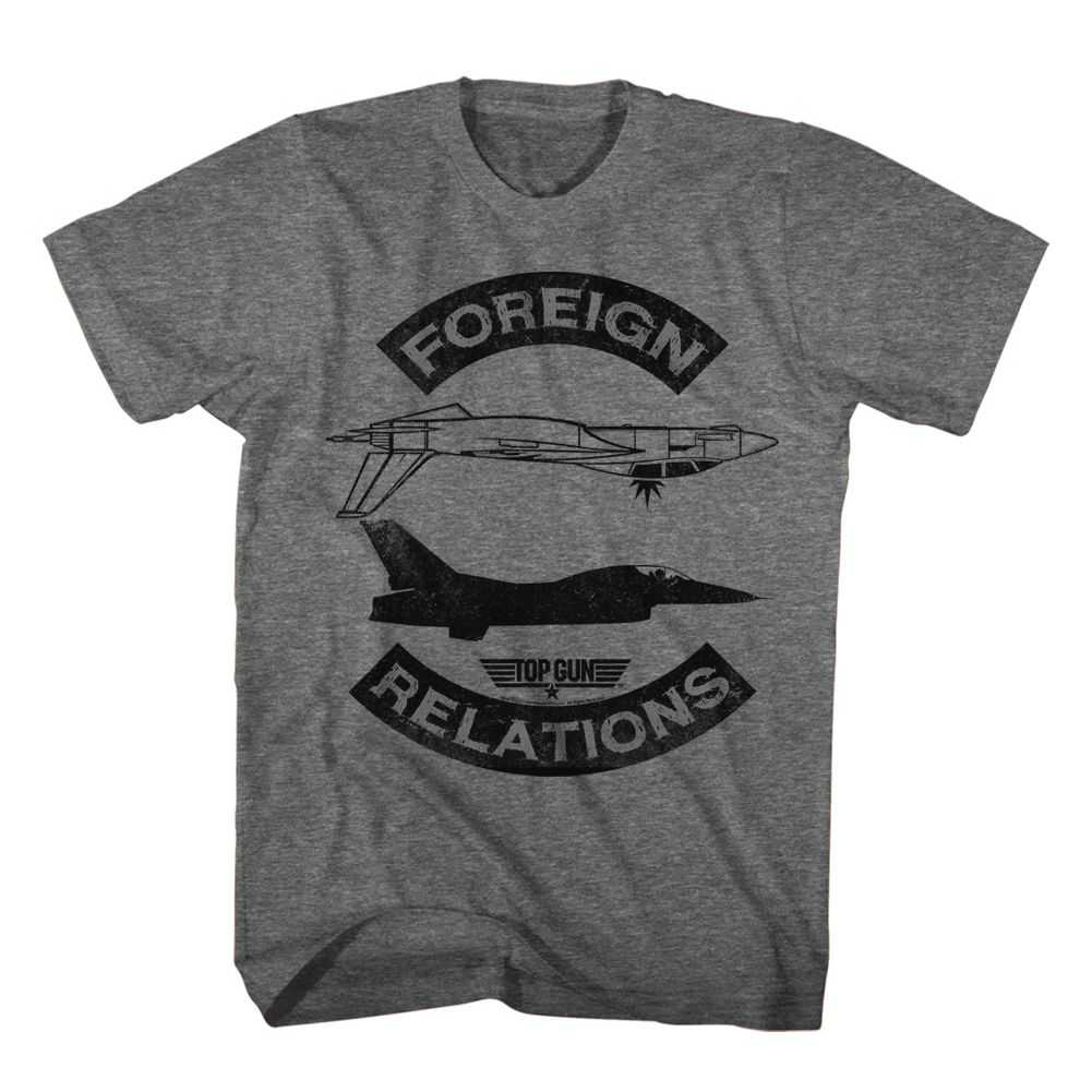 Top Gun - FOREIGN RELATIONS Adult Shirt