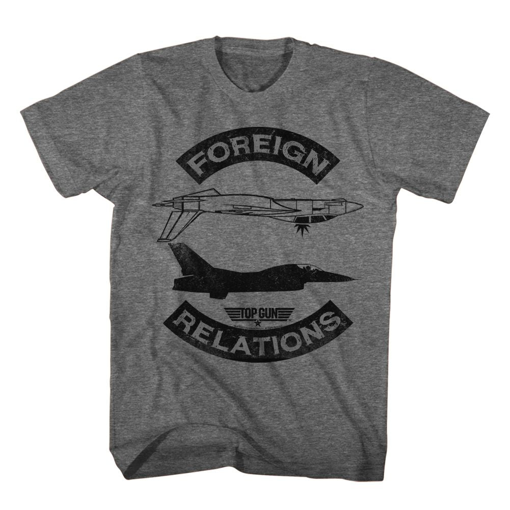 Top Gun - FOREIGN RELATIONS Adult Shirt