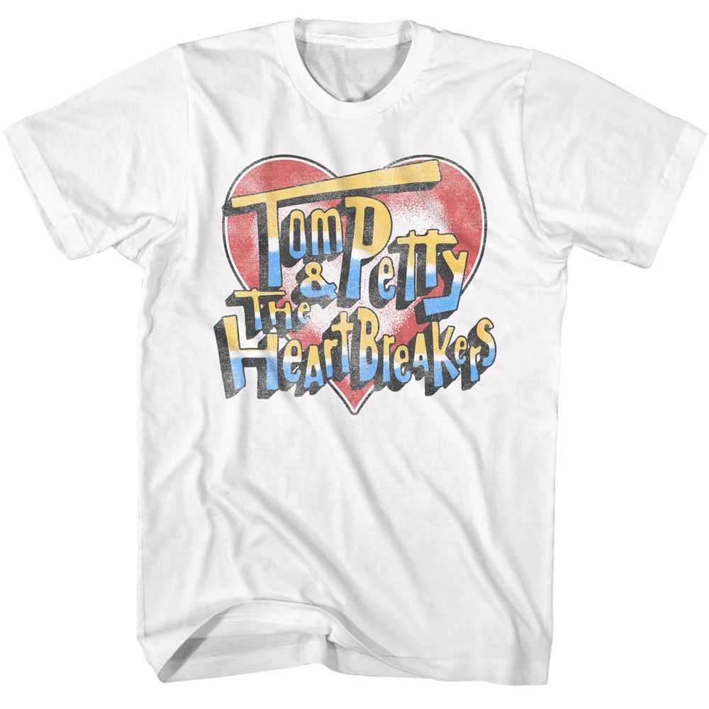 Tom Petty - TOM PETTY HEART AND LOGO Adult Shirt