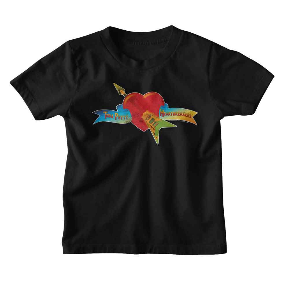 Tom Petty - TOM PETTY HEART AND BANNER Youth Shirt