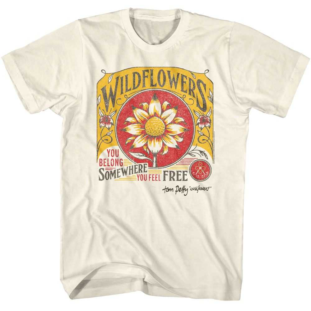 Tom Petty - TOM PETTY WILDFLOWERS Adult Shirt