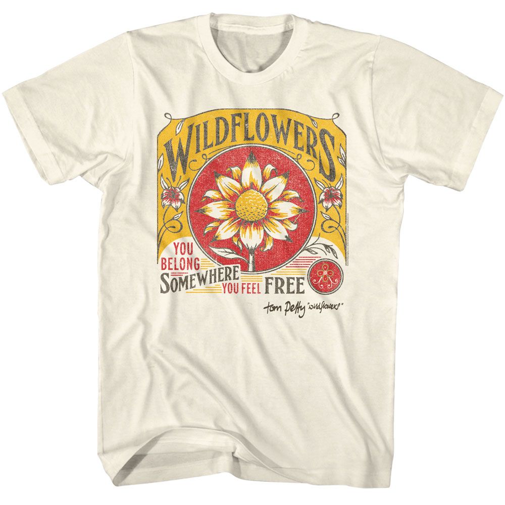 Tom Petty - TOM PETTY WILDFLOWERS Adult Shirt