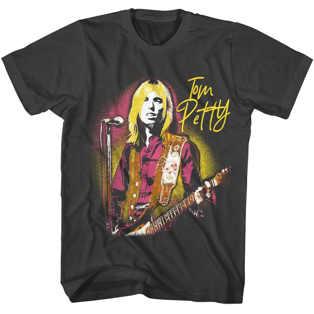 Tom Petty - TOM PETTY AT THE MIC Adult Shirt