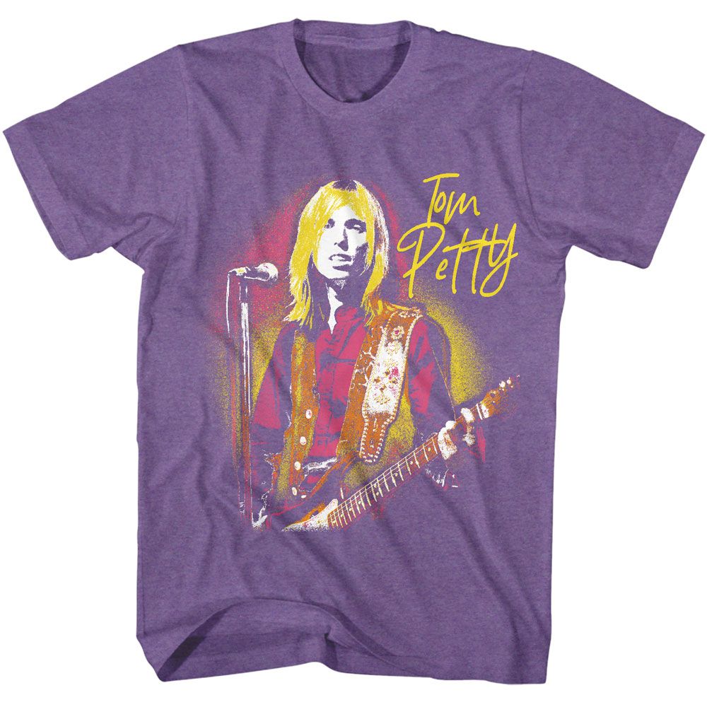Tom Petty - TOM PETTY AT THE MIC Adult Shirt