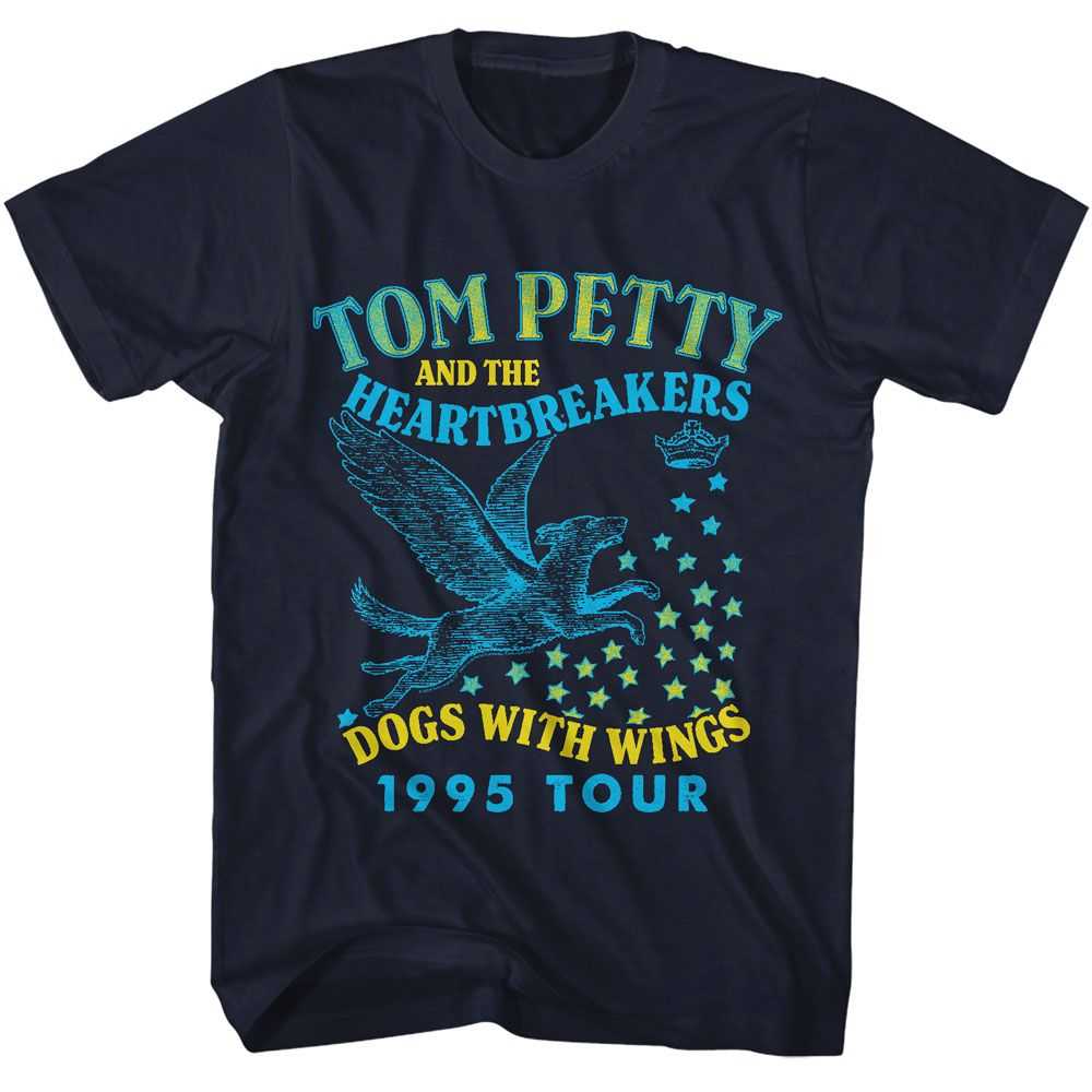 Tom Petty - TOM PETTY DOGS WITH WINGS Adult Shirt