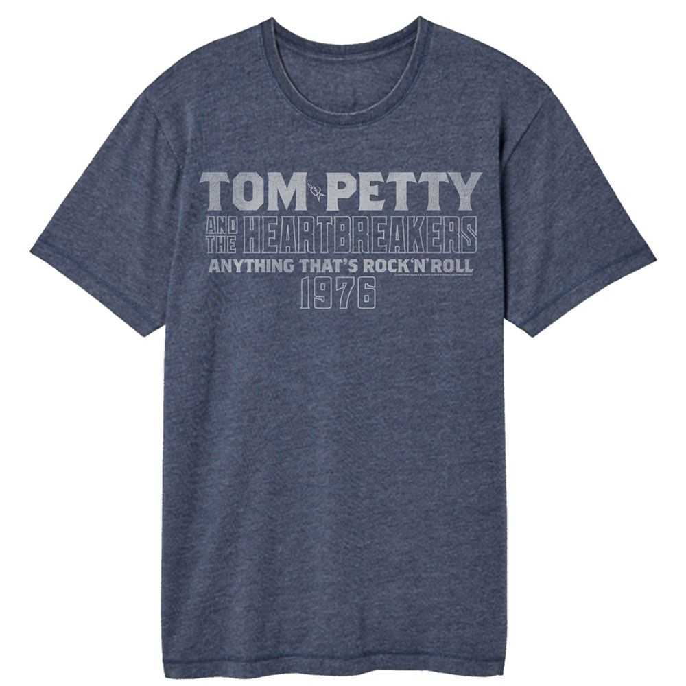 Tom Petty - TOM PETTY STACKED TEXT Adult Shirt