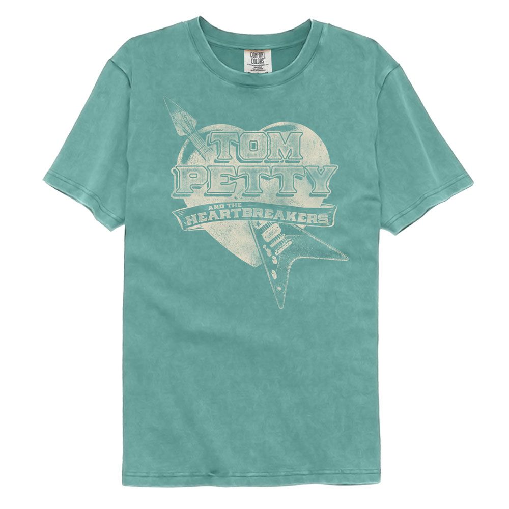 Tom Petty - TOM PETTY GUITAR HEART Adult Shirt