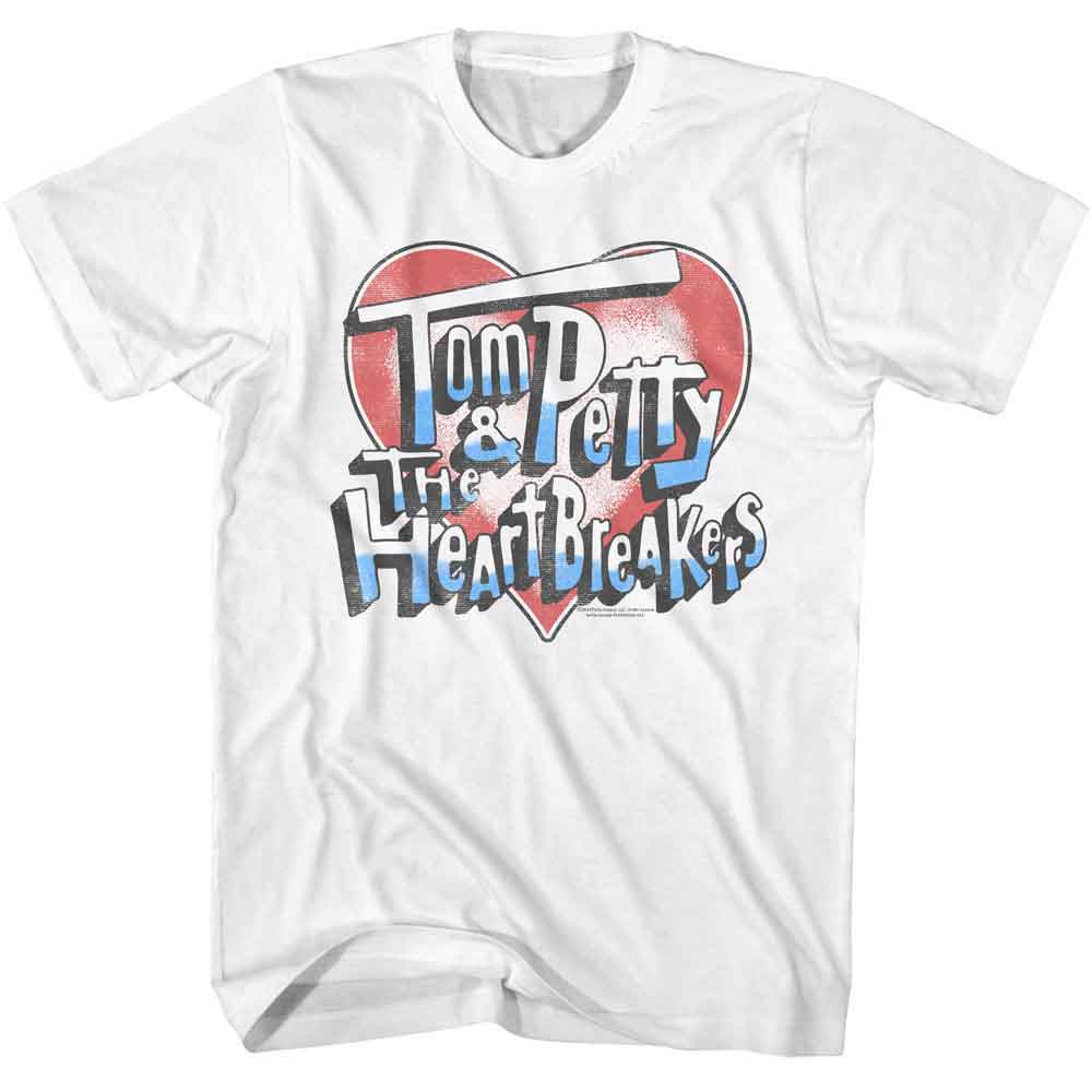 Tom Petty - TOM PETTY AMERICANA HEART AND LOGO Adult Shirt
