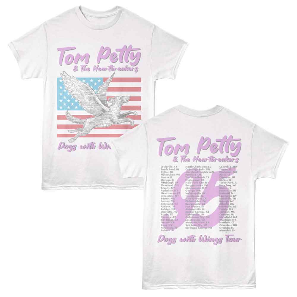 Tom Petty - TOM PETTY DOGS WITH WINGS TOUR Adult Shirt