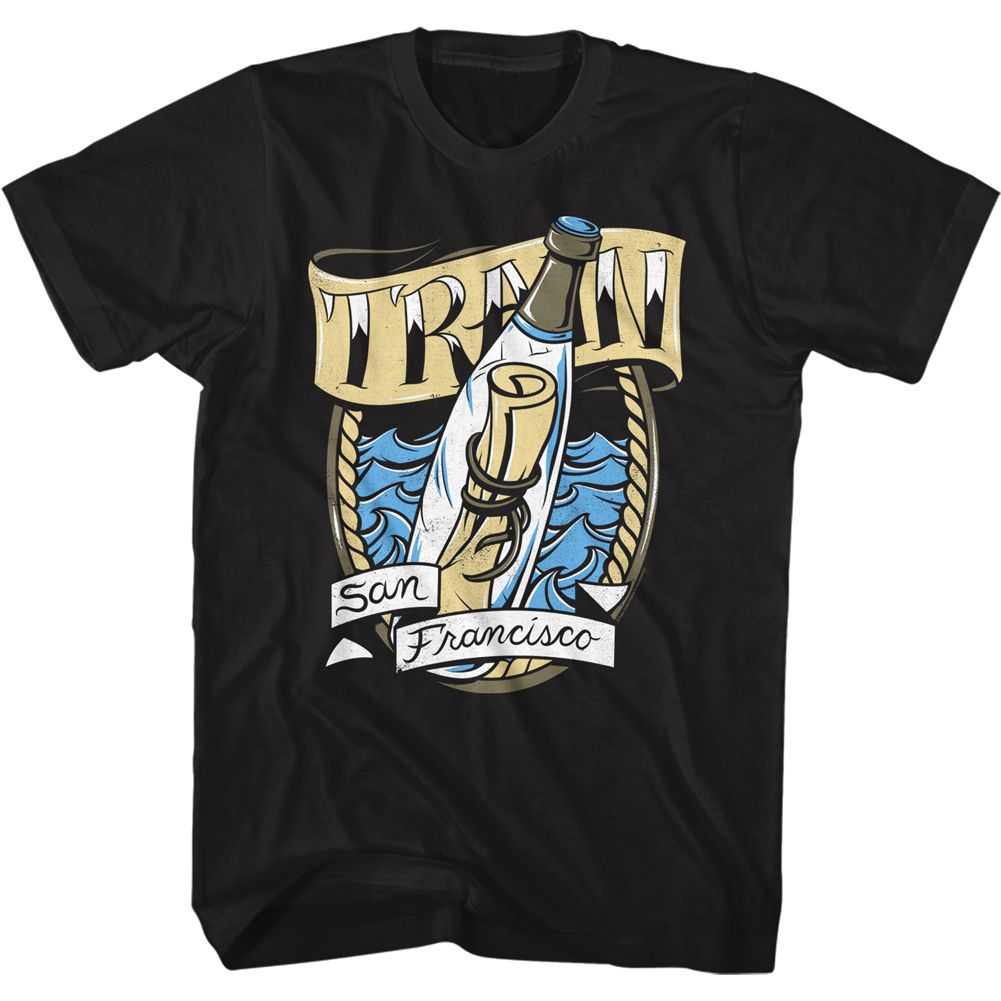 Train - MESSAGE IN A BOTTLE Adult Shirt