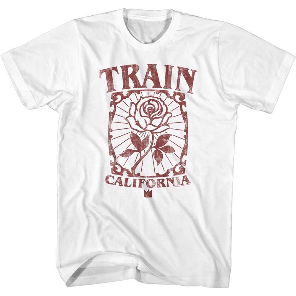 Train - CALIFORNIA ROSE Adult Shirt