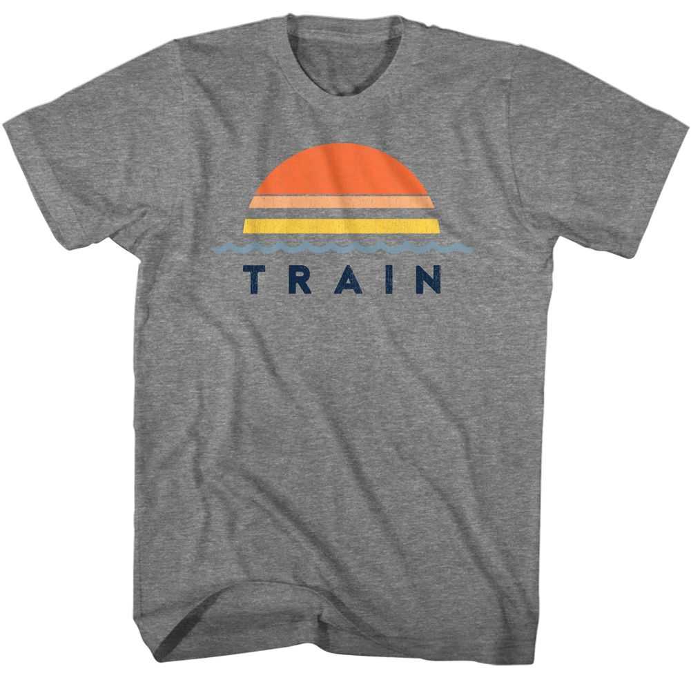Train - TRAIN SUNSET Adult Shirt
