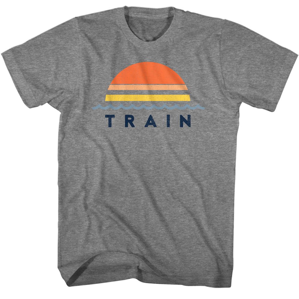 Train - TRAIN SUNSET Adult Shirt