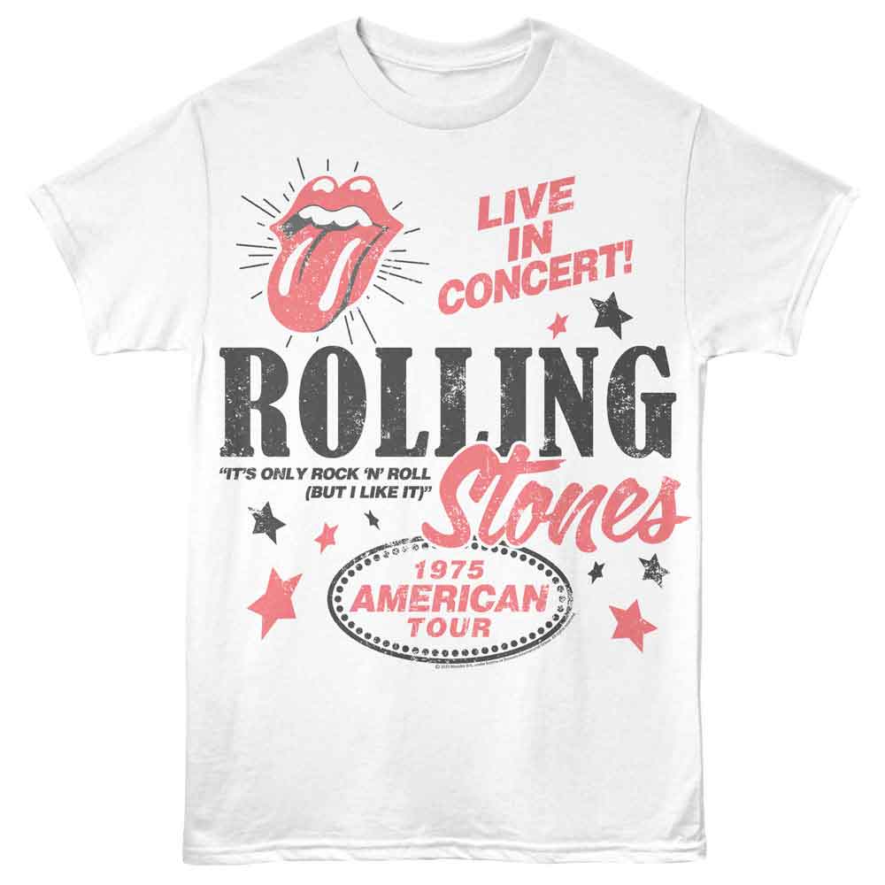 Rolling Stones - ROLLING STONES 1975 AMERICAN TOUR Adult Shirt