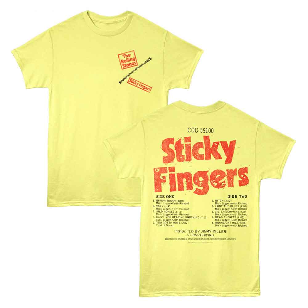 Rolling Stones - ROLLING STONES STICKY FINGERS ZIP Adult Shirt