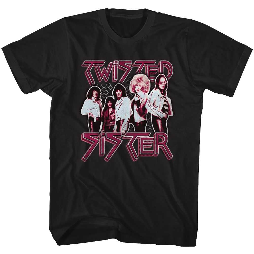 Twisted Sister - PRETTY IN PINK Adult Shirt