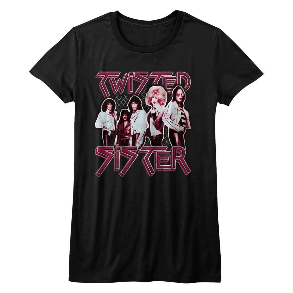 Twisted Sister - PRETTY IN PINK Adult Shirt