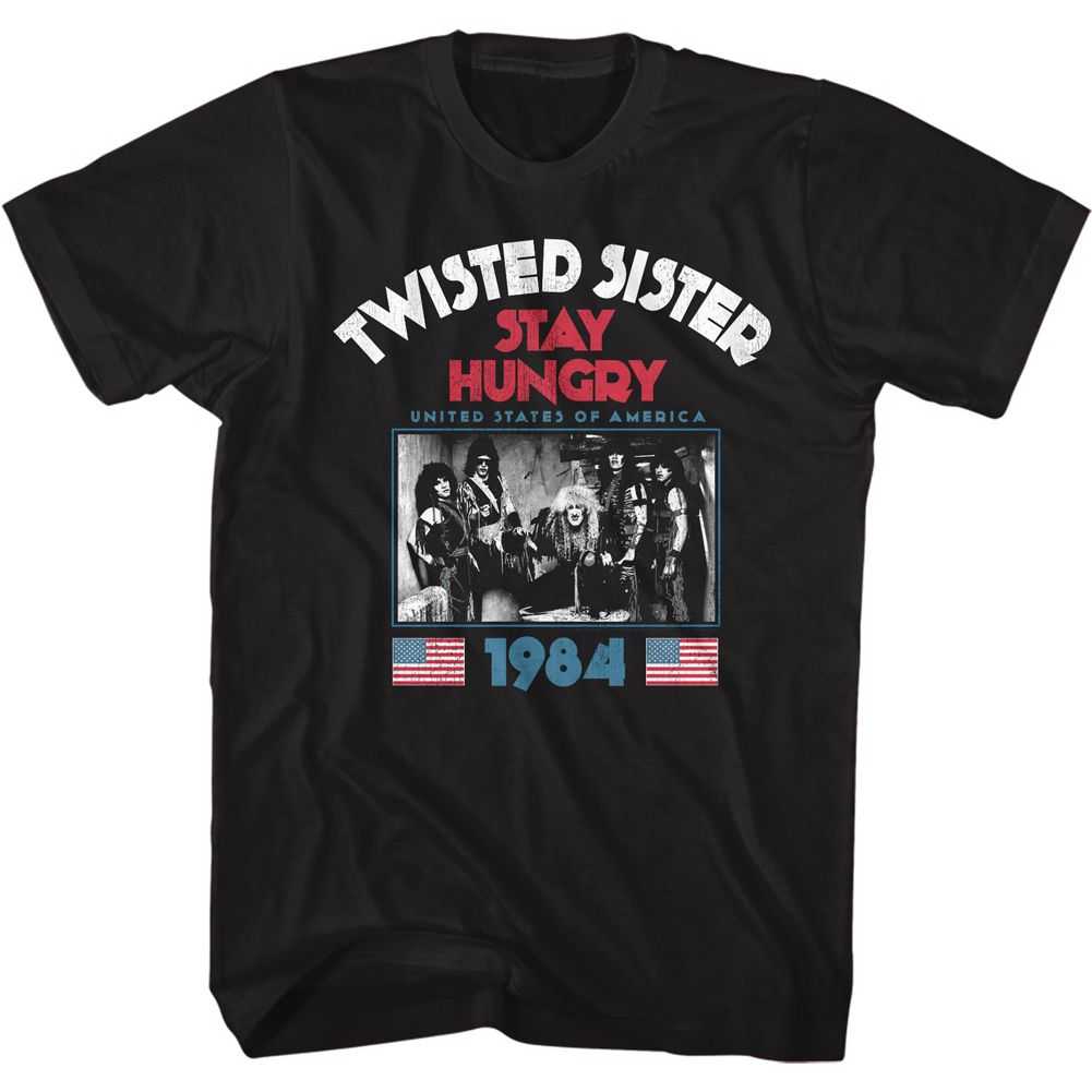 Twisted Sister - STAYHUNGRY Adult Shirt