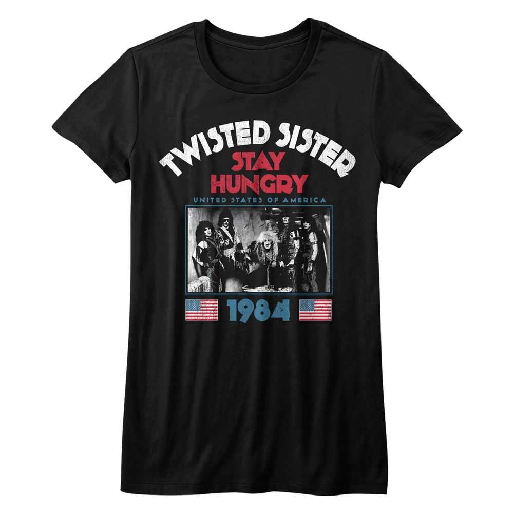 Twisted Sister - STAYHUNGRY Adult Shirt