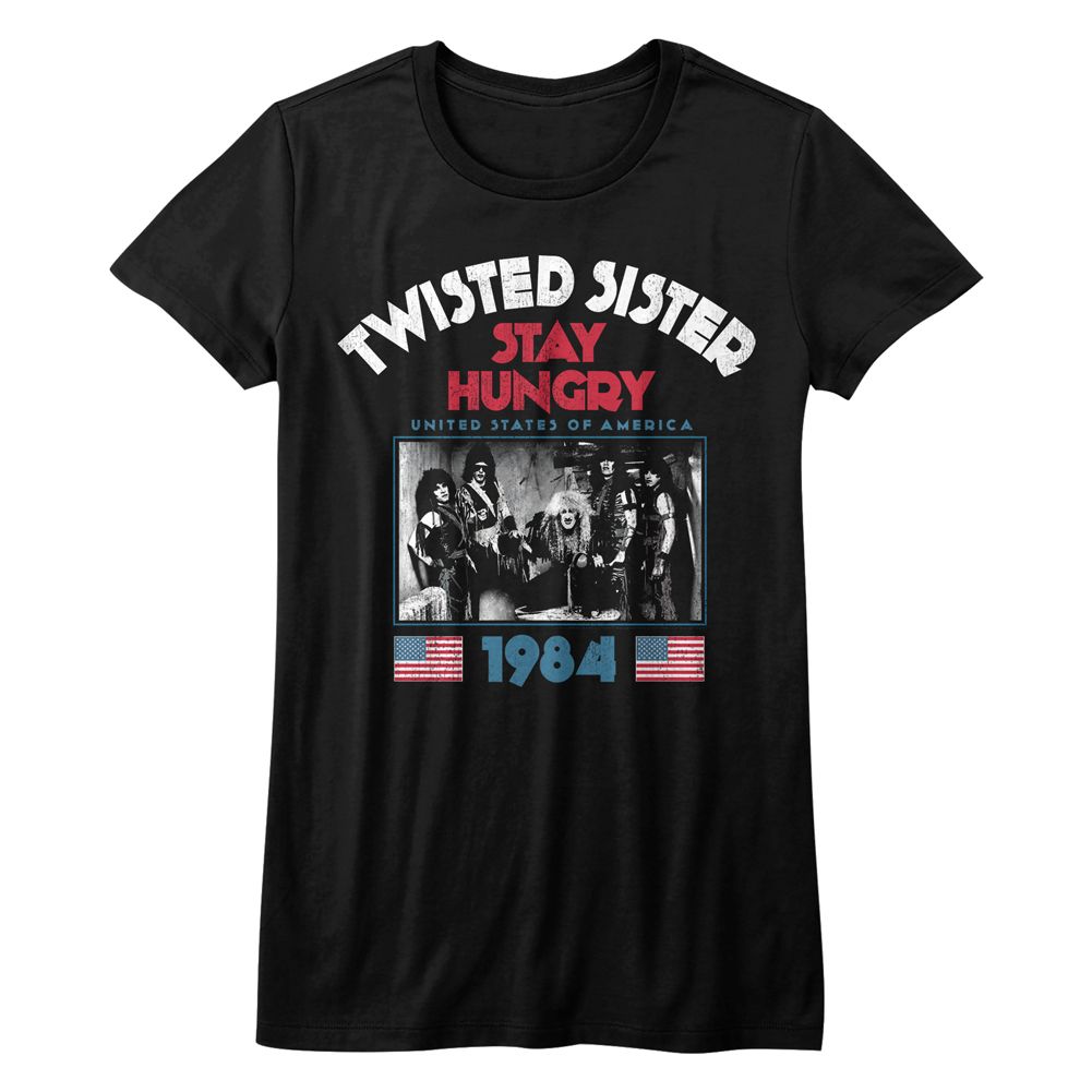 Twisted Sister - STAYHUNGRY Adult Shirt