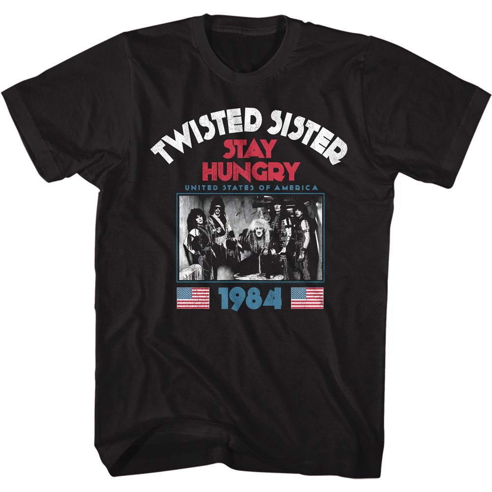 Twisted Sister - STAYHUNGRY Adult Shirt