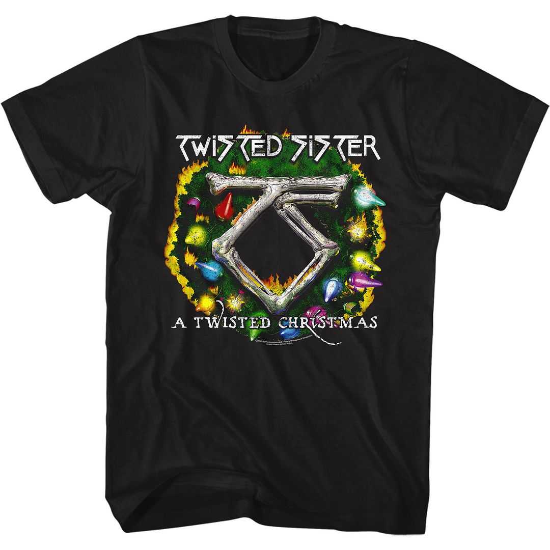 Twisted Sister - TWISTED SISTER TWISTED CHRISTMAS Adult Shirt