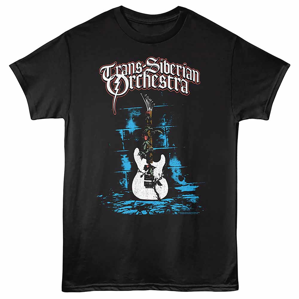 Trans Siberian Orchestra - TSO HIGH CONTRAST GUITAR Adult Shirt
