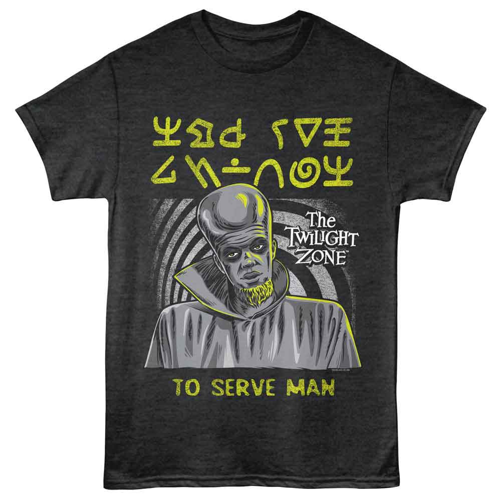 Twilight Zone - TWILIGHT ZONE TO SERVE MAN Adult Shirt