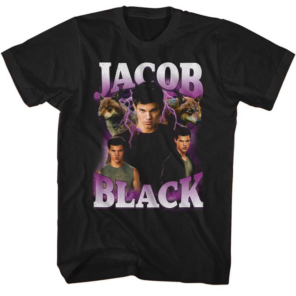 Twilight - TWILIGHT JACOB BLACK LIGHTNING Adult Shirt