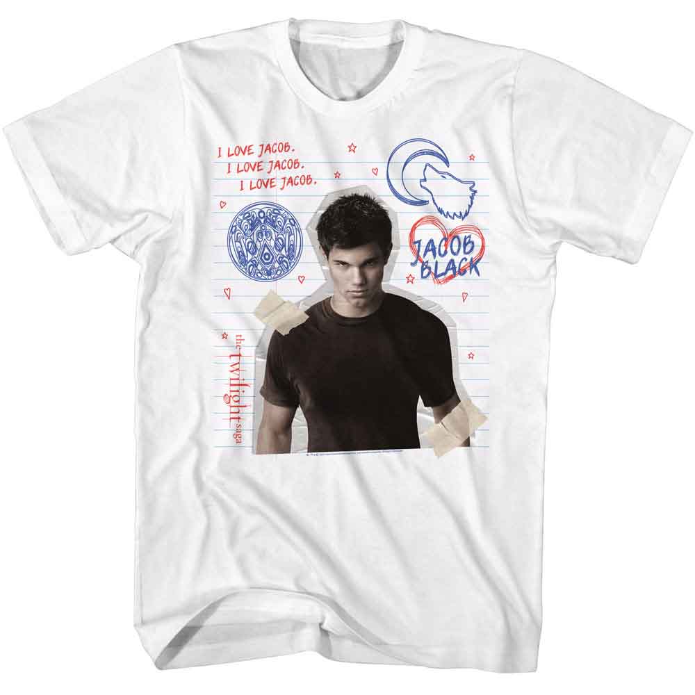 Twilight - TWILIGHT JACOB DOODLES Adult Shirt