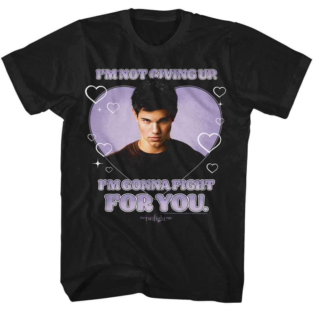 Twilight - TWILIGHT JACOB FIGHT FOR YOU HEART Adult Shirt