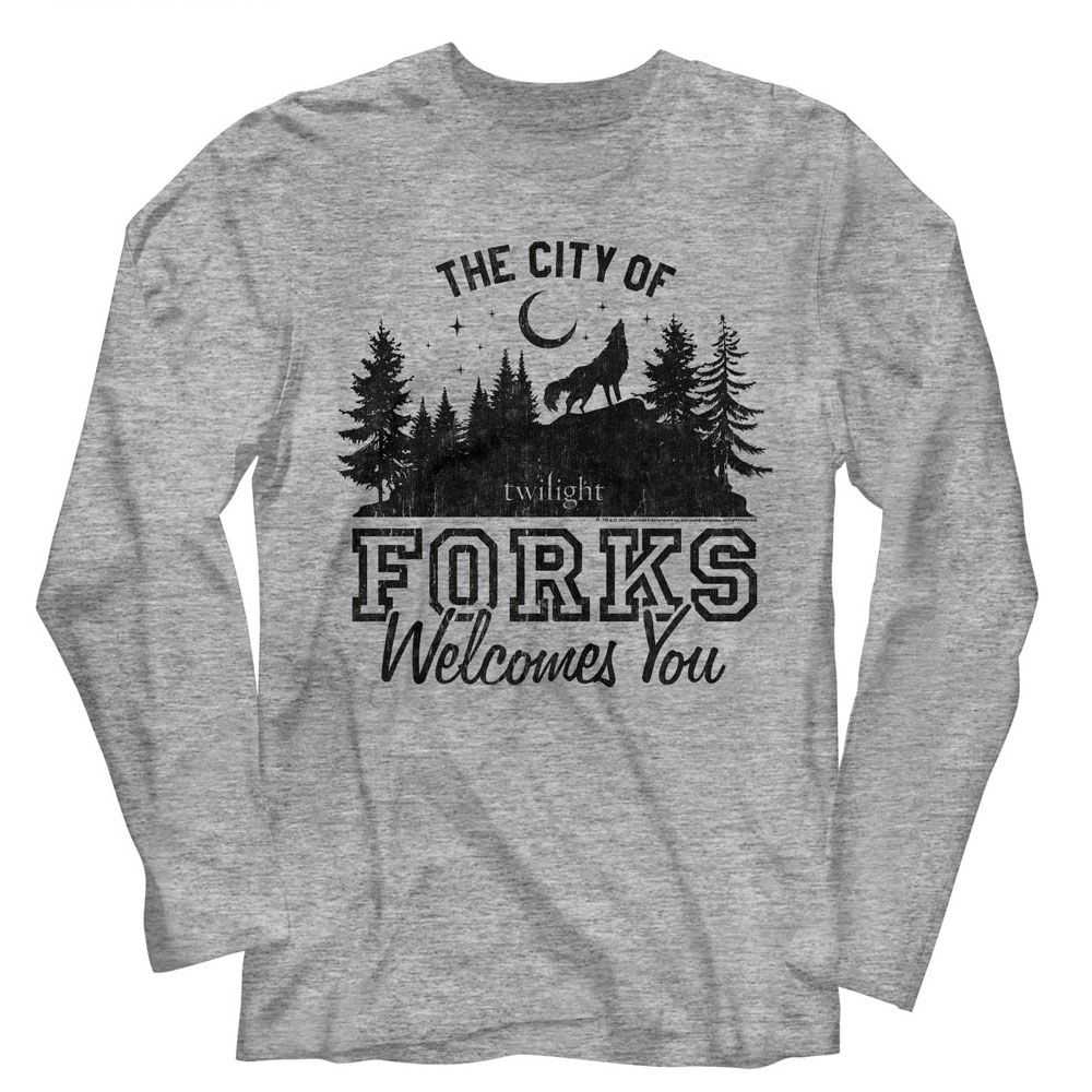 Twilight - TWILIGHT THE CITY OF FORKS Adult Shirt