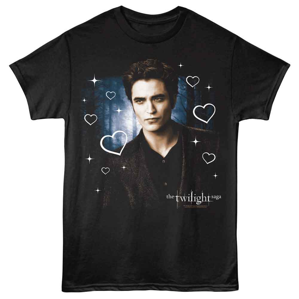 Twilight - TWILIGHT EDWARD FOREST HEARTS Adult Shirt