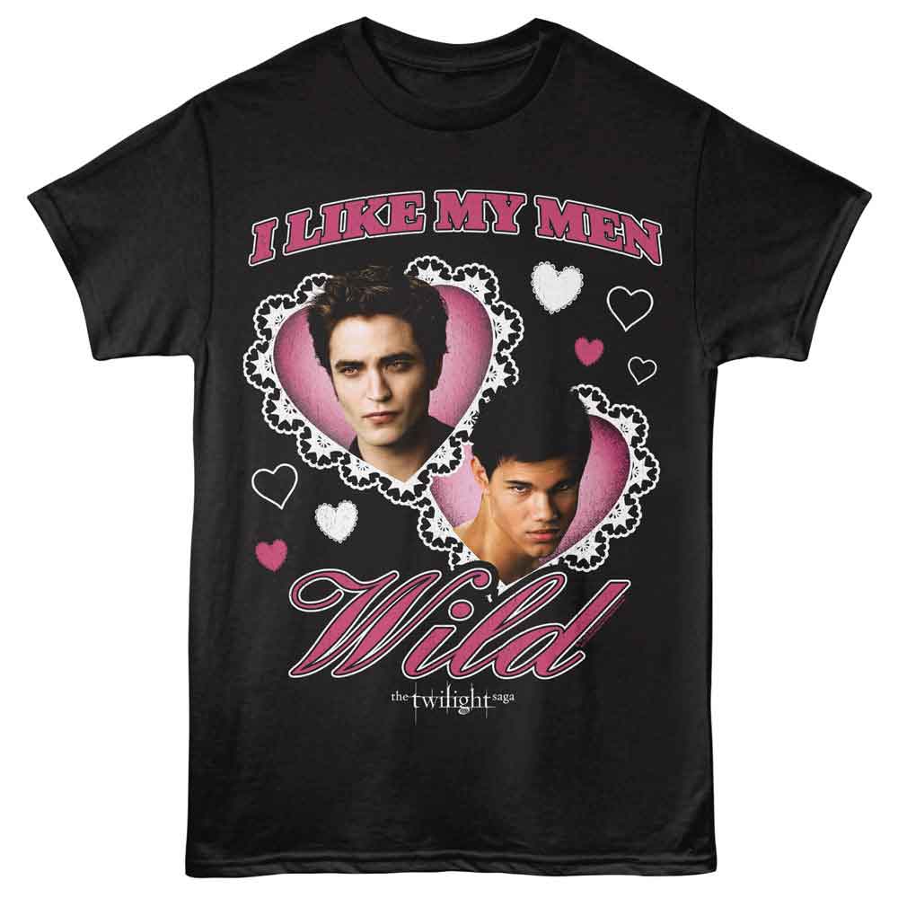 Twilight - TWILIGHT I LIKE MY MEN WILD Adult Shirt