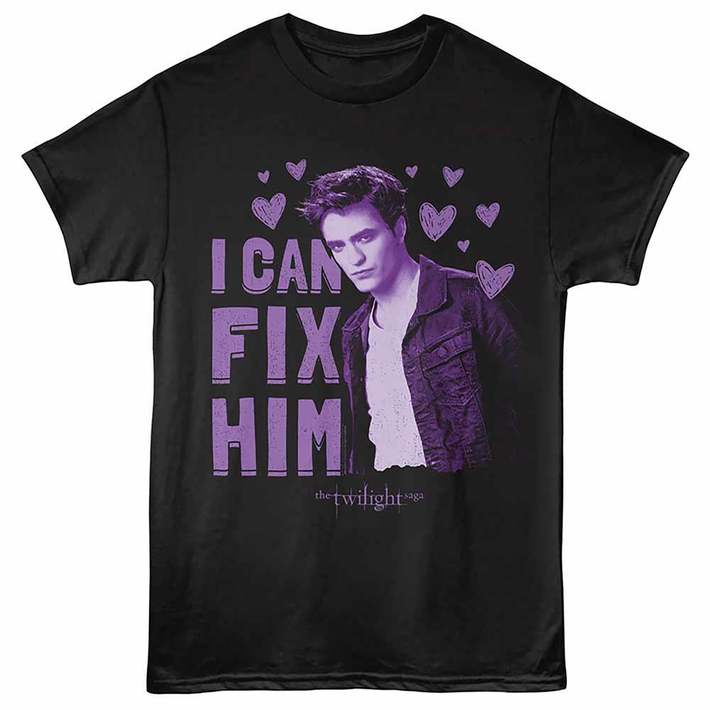 Twilight - FIX HIM HEARTS Adult Shirt