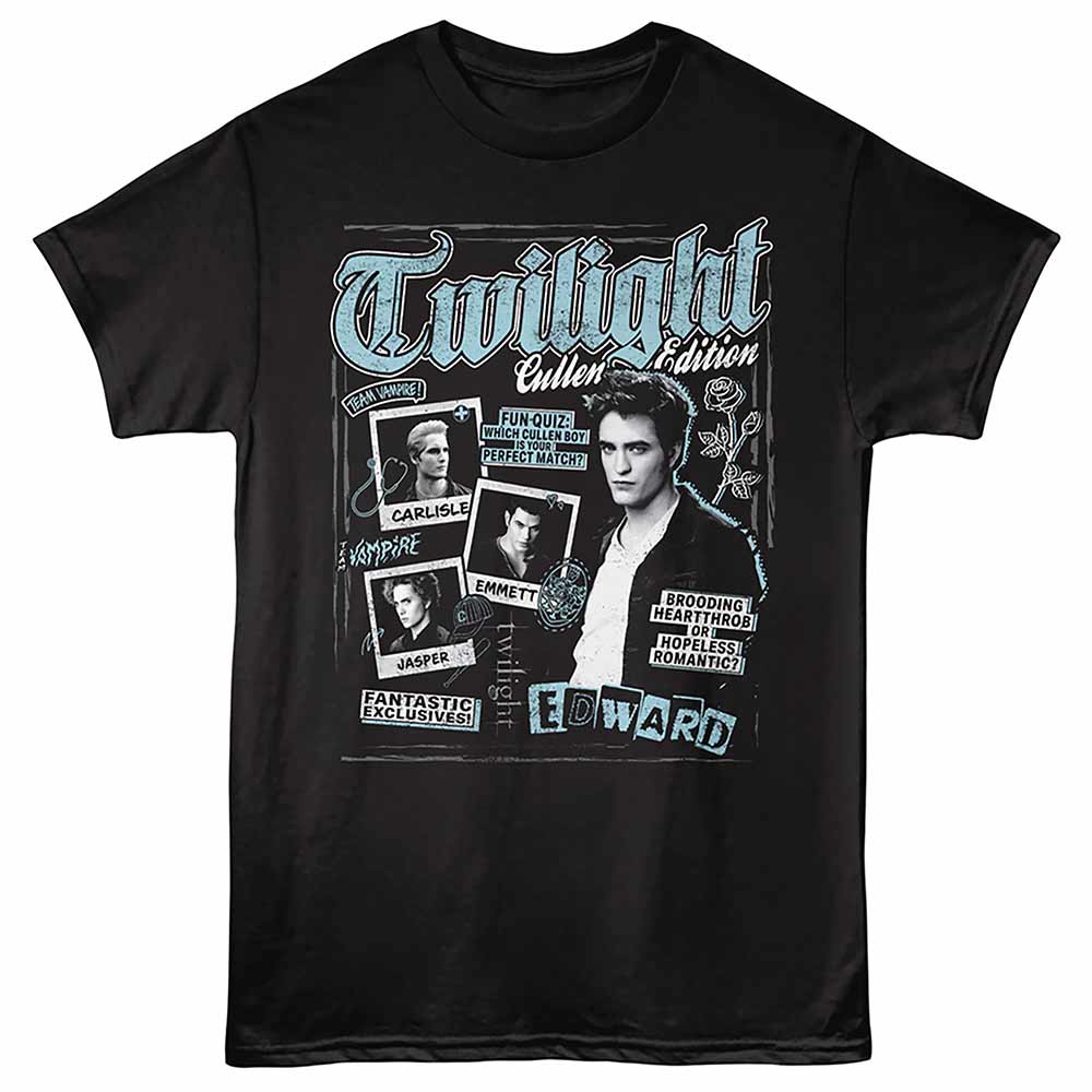 Twilight - TWILIGHT CULLEN MAGAZINE Adult Shirt