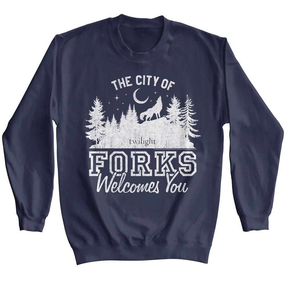 Twilight - TWILIGHT THE CITY OF FORKS Adult Shirt