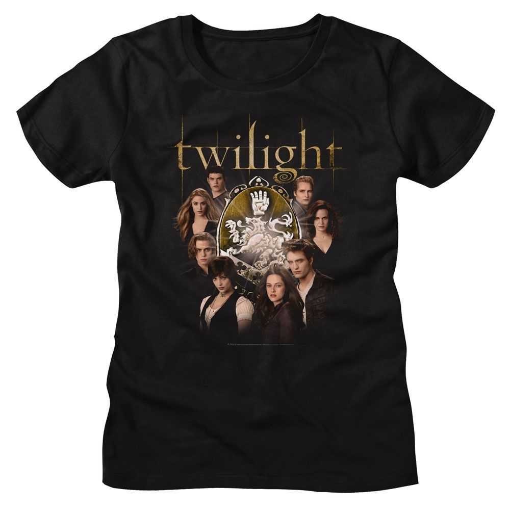 Twilight - TWILIGHT CULLEN FAMILY WITH CREST Adult Shirt