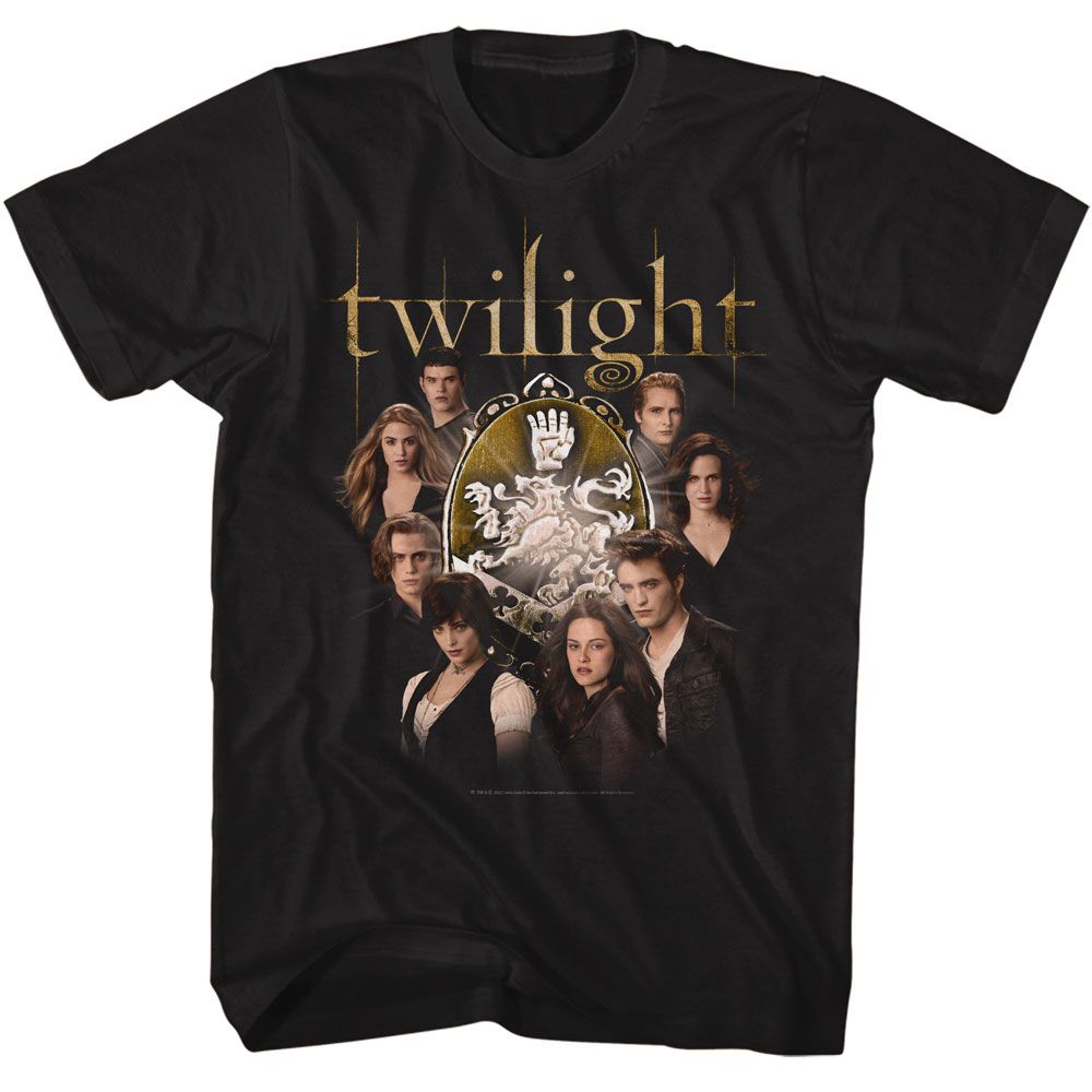 Twilight - TWILIGHT CULLEN FAMILY WITH CREST Adult Shirt