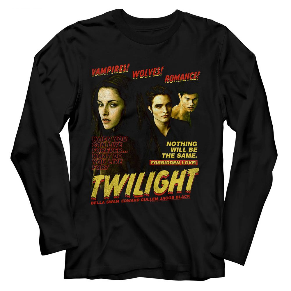 Twilight - TWILIGHT VAMPIRES WOLVES ROMANCE Adult Shirt