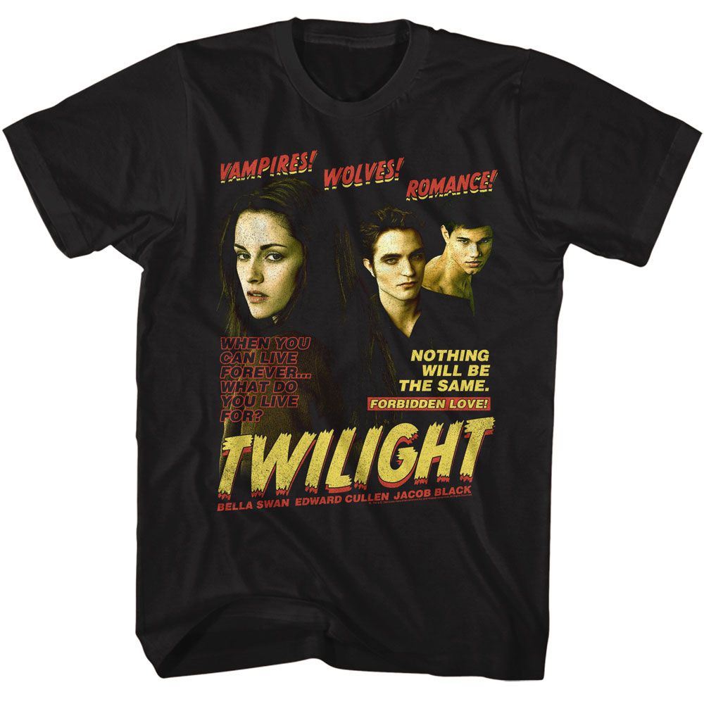 Twilight - TWILIGHT VAMPIRE WOLVES ROMANCE Adult Shirt