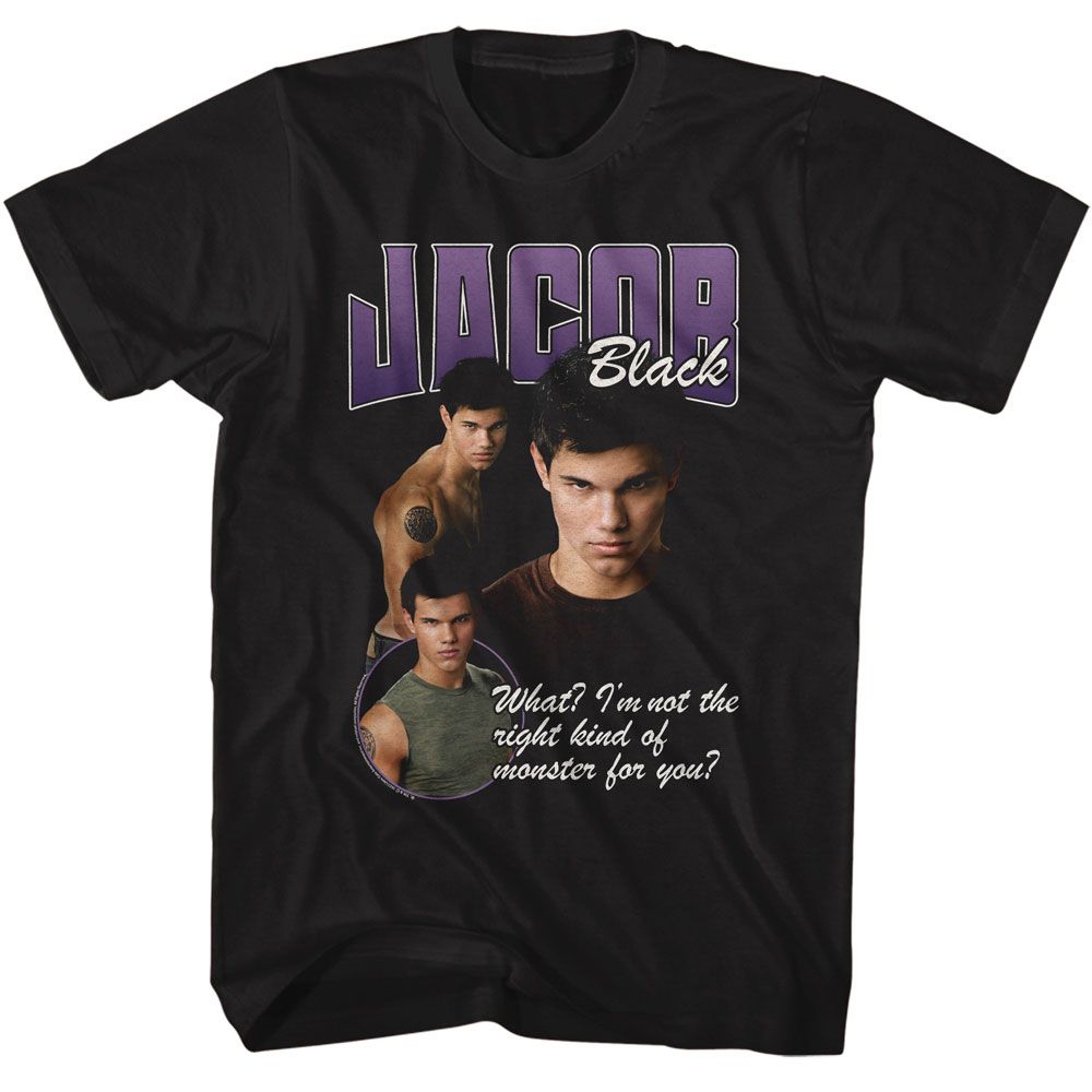 Twilight - TWILIGHT JACOB RIGHT KIND OF MONSTER Adult Shirt