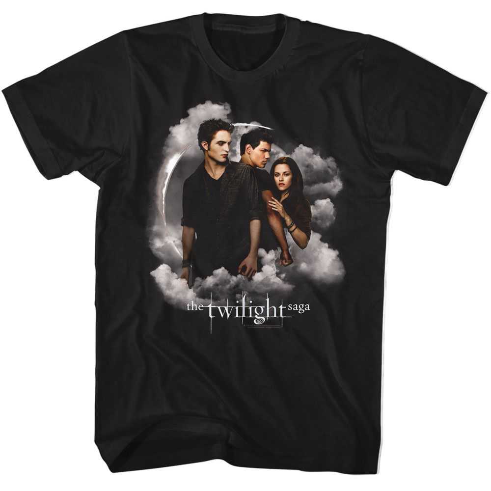 Twilight - TWILIGHT JACOB BELLA EDWARD CLOUDS Adult Shirt