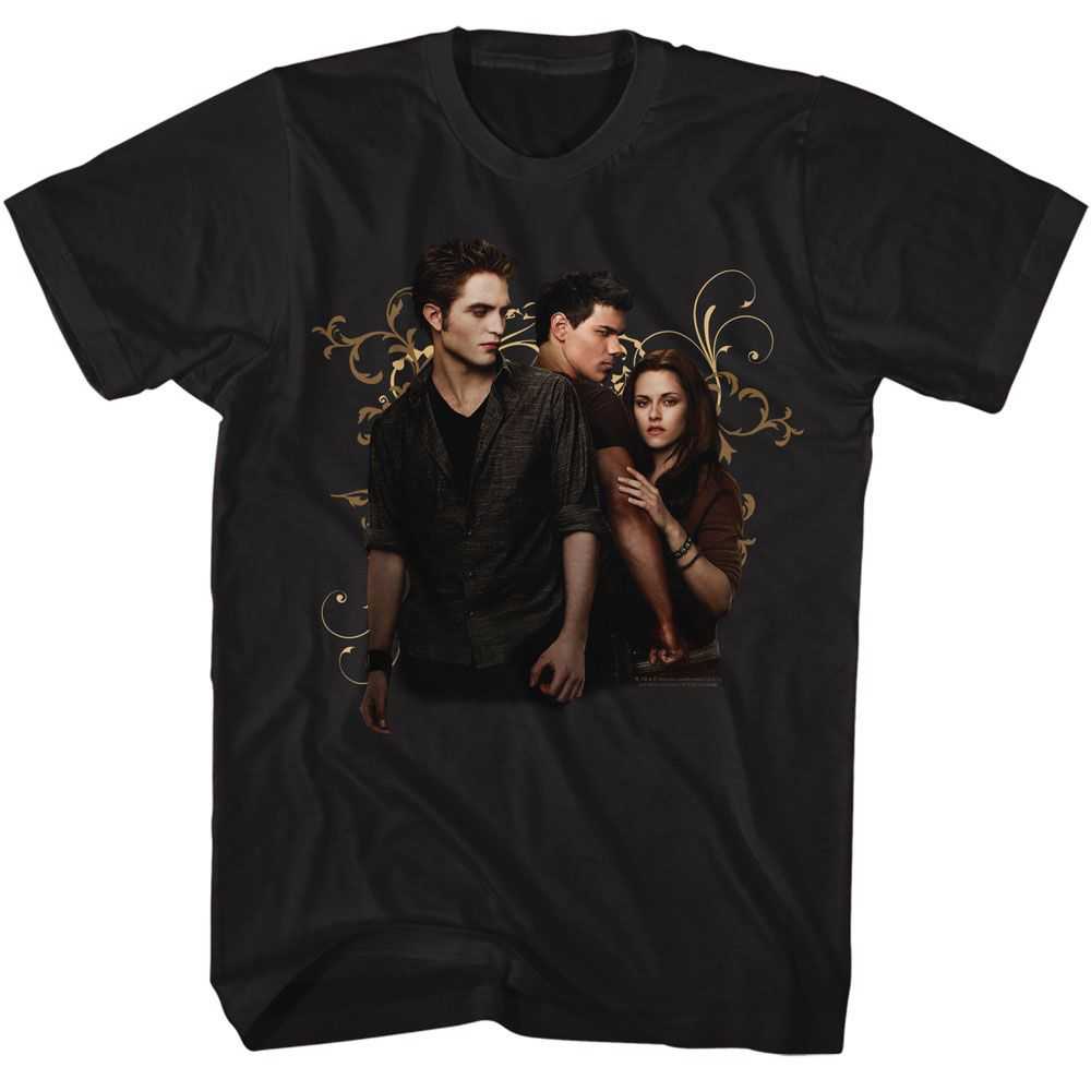 Twilight - TWILIGHT EDWARD JACOB BELLA SWIRLS Adult Shirt