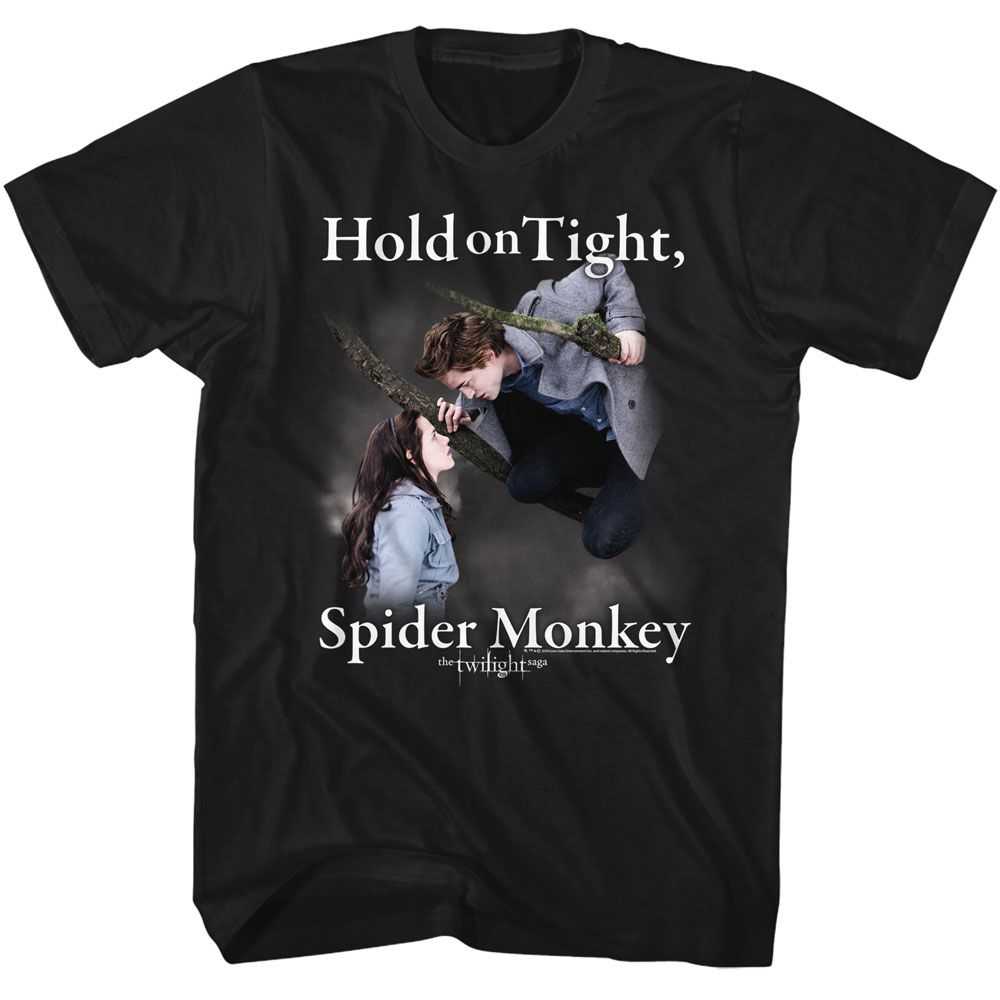 Twilight - TWILIGHT HOLD ON SPIDER MONKEY Adult Shirt