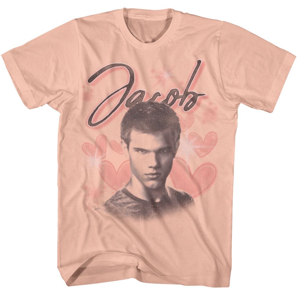 Twilight - TWILIGHT JACOB HEARTS Adult Shirt