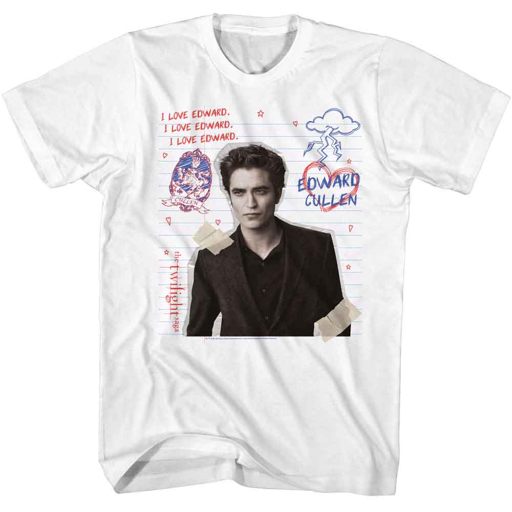 Twilight - TWILIGHT EDWARD DOODLES Adult Shirt
