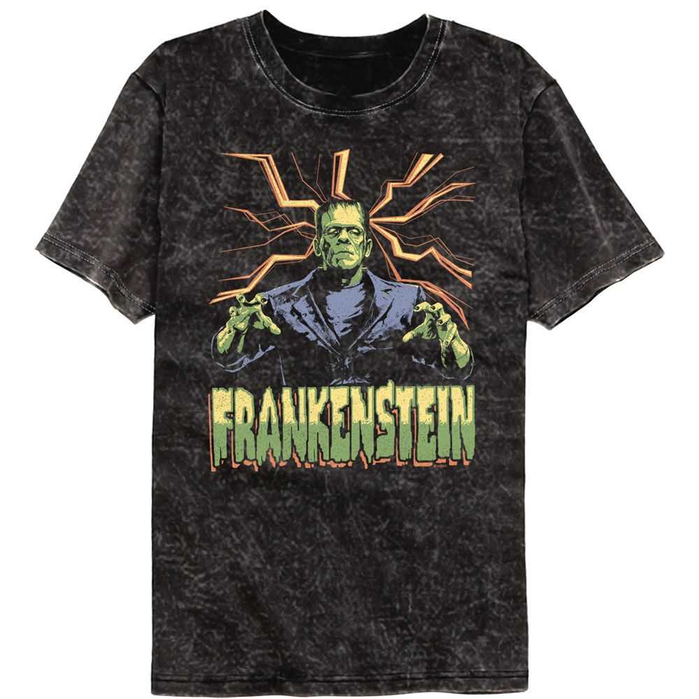 Universal Monsters - UNIVERSAL MONSTERS FRANK LIGHTNING BG Adult Shirt